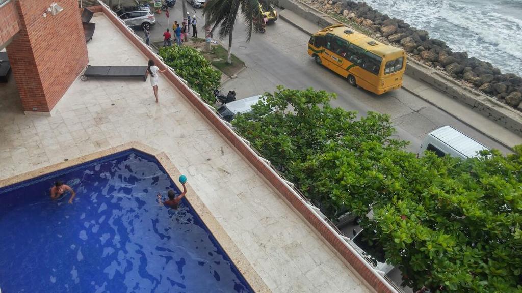 Apto En Cartagena Ed Puerto Azul Vista Al Mar Apartment Bagian luar foto