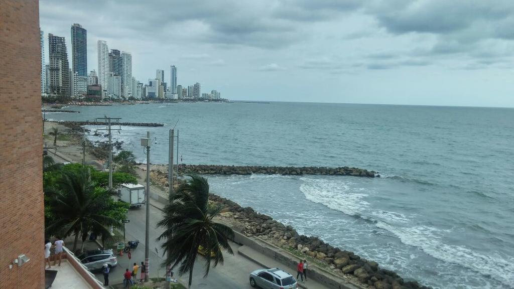 Apto En Cartagena Ed Puerto Azul Vista Al Mar Apartment Bagian luar foto